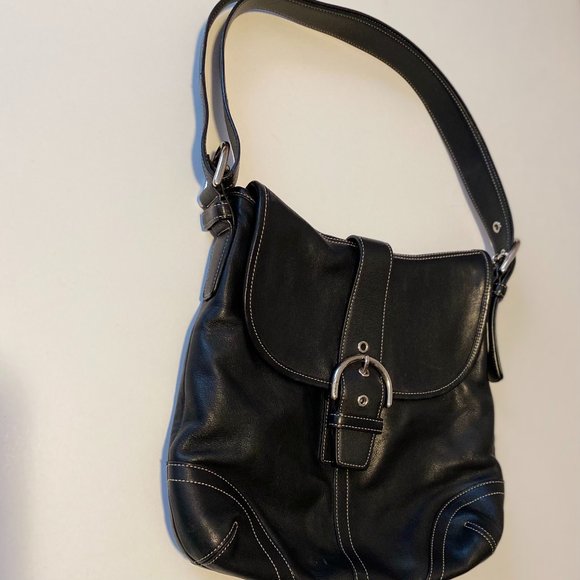 Black Coach Purse - Picture 1 of 7